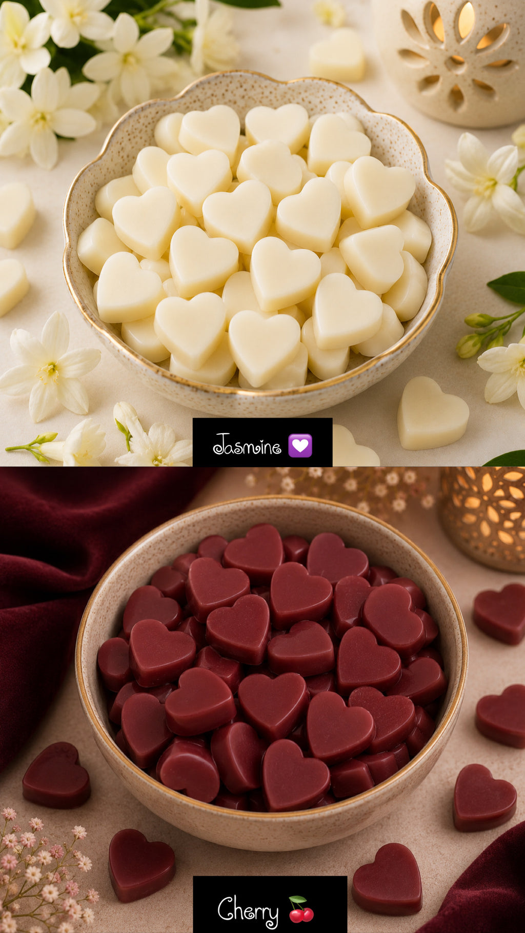 Lumora Heart Wax Melts – Pack of 50