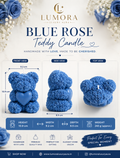 🌹 Lumora Rose Teddy Candle