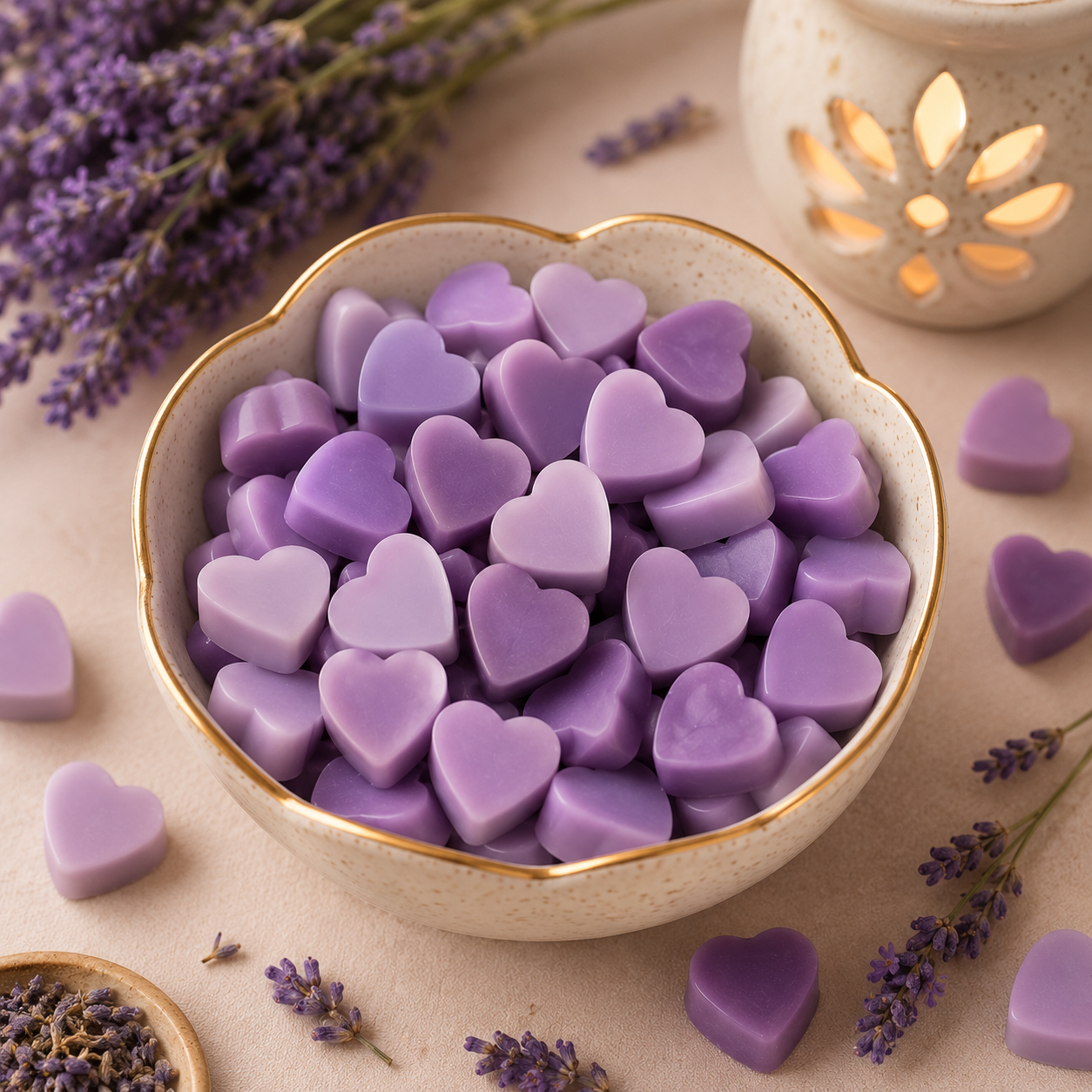 Lumora Heart Wax Melts – Pack of 50