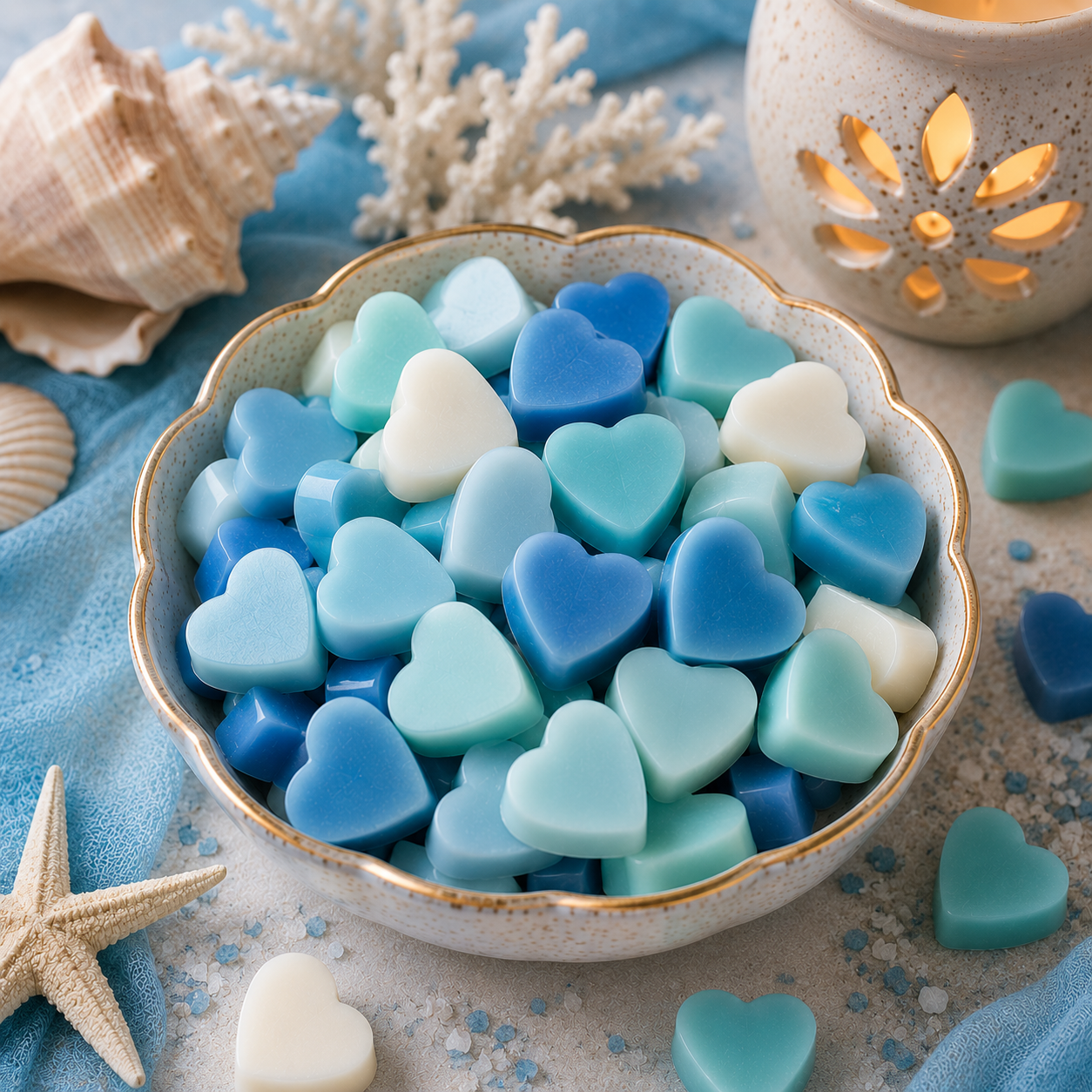 Lumora Heart Wax Melts – Pack of 50