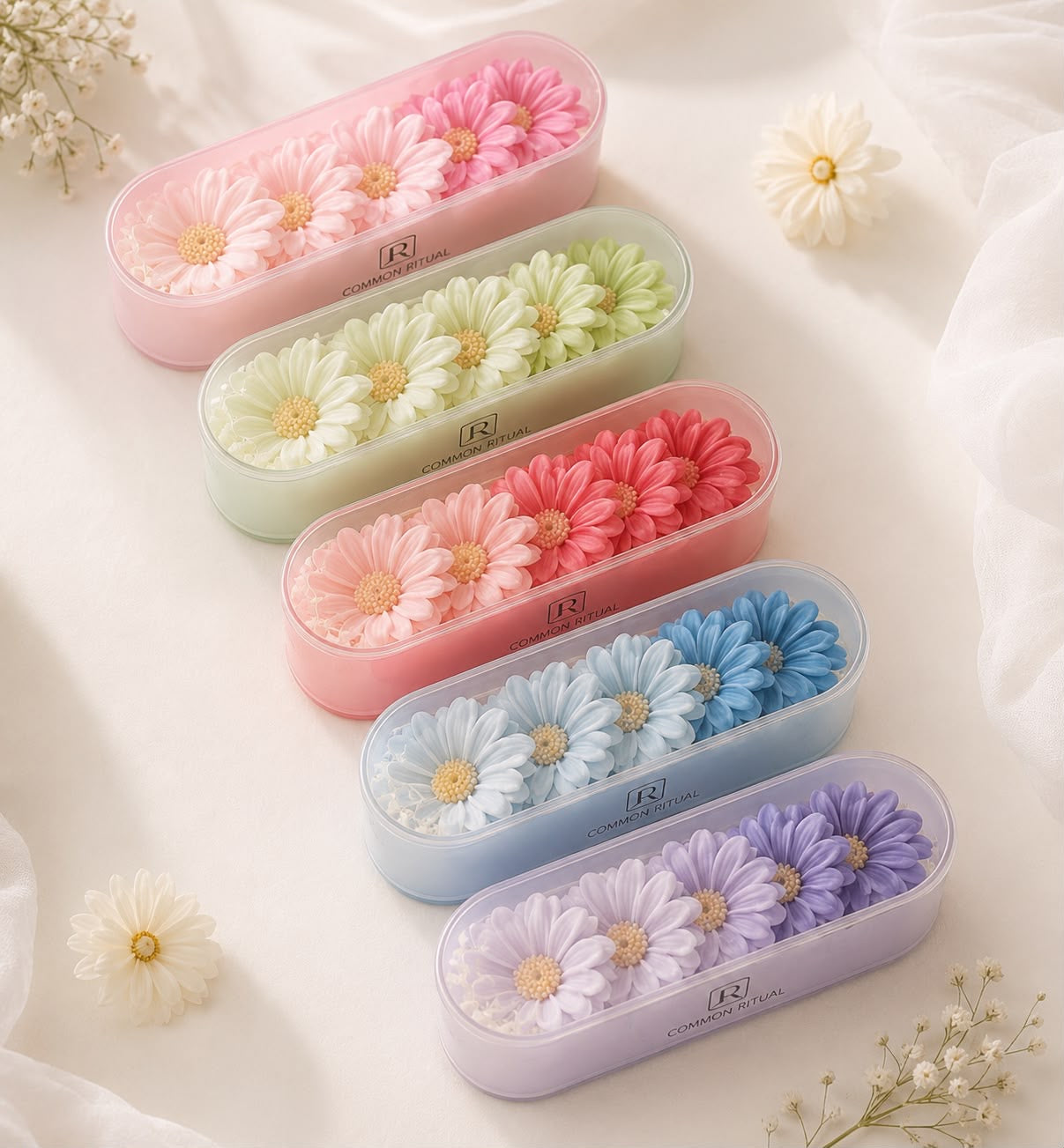 Daisy Symphony – Floral Candle Collection