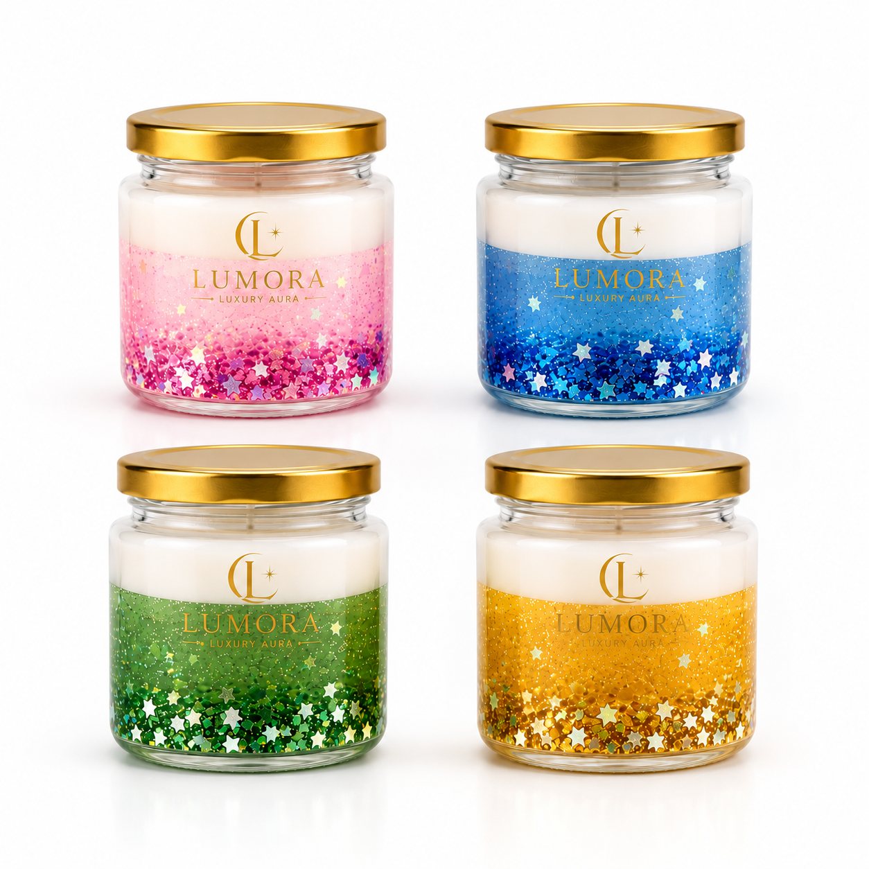 Lumora Celestial Glow Soy Wax Candle
