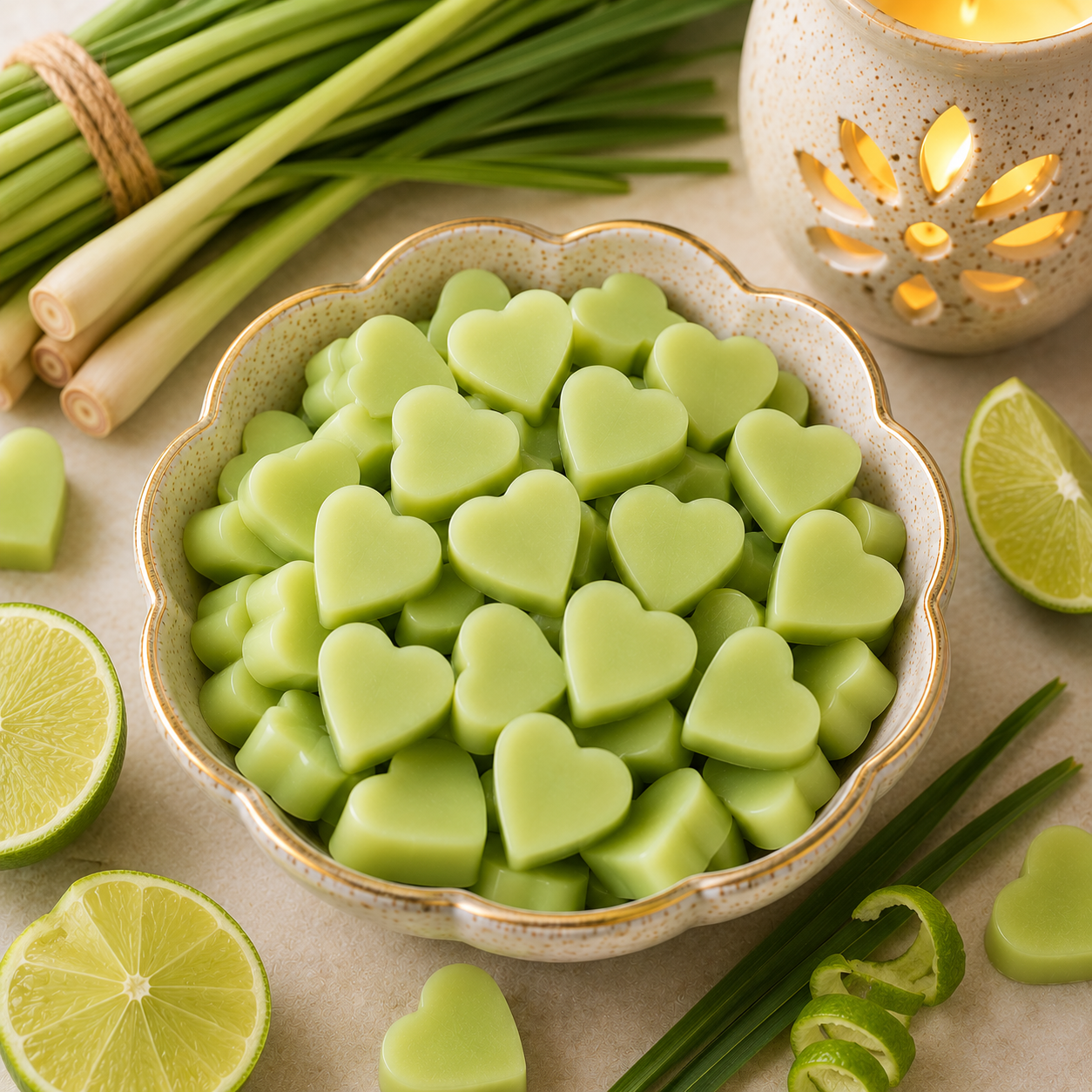 Lumora Heart Wax Melts – Pack of 50
