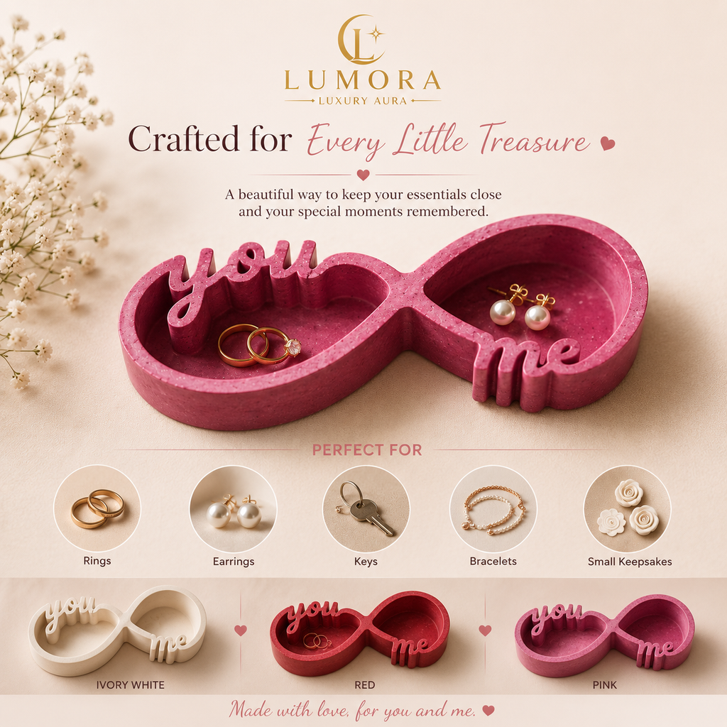 You & Me Dual Trinket Tray