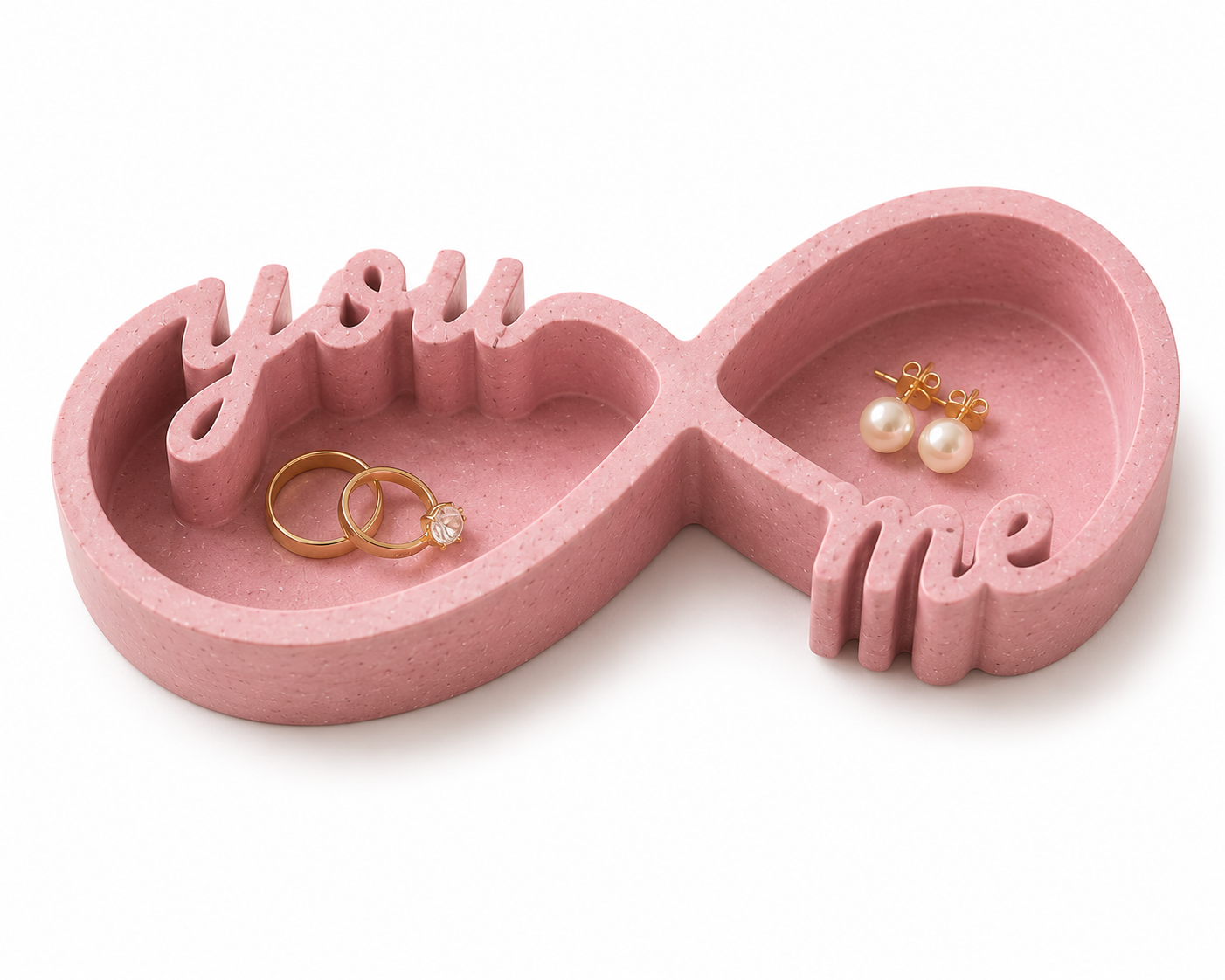 You & Me Dual Trinket Tray