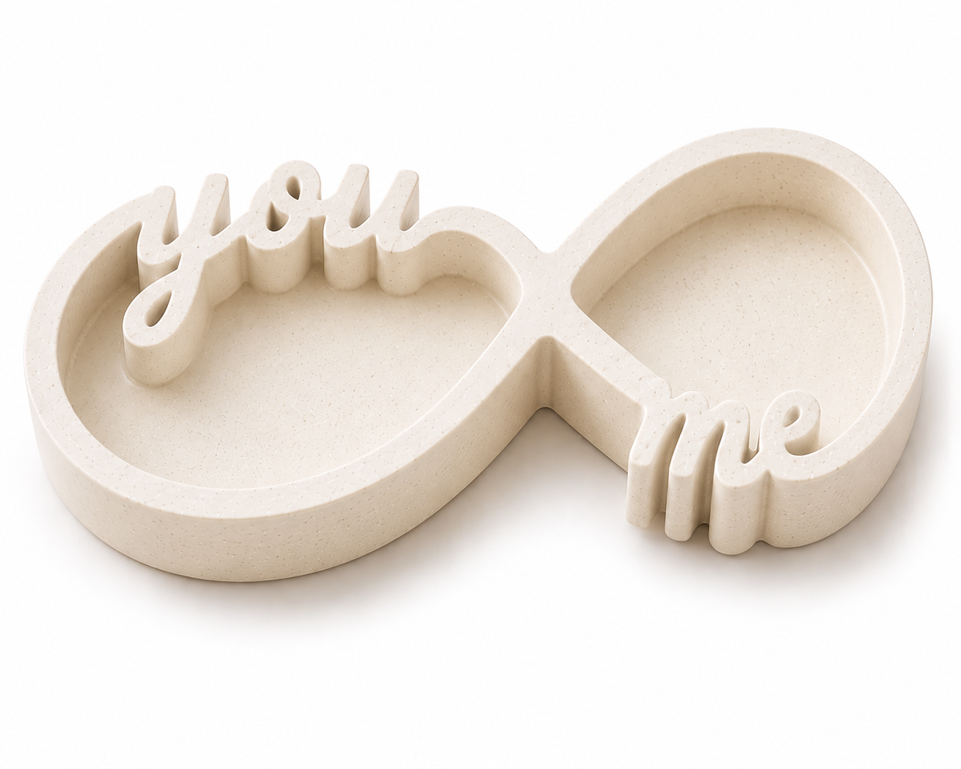 You & Me Dual Trinket Tray