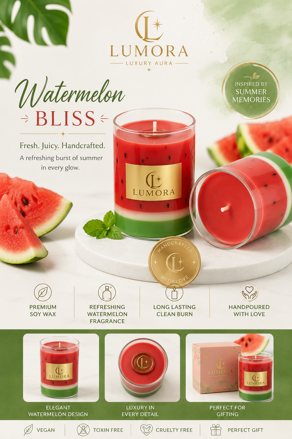 Watermelon Bliss Container Candle